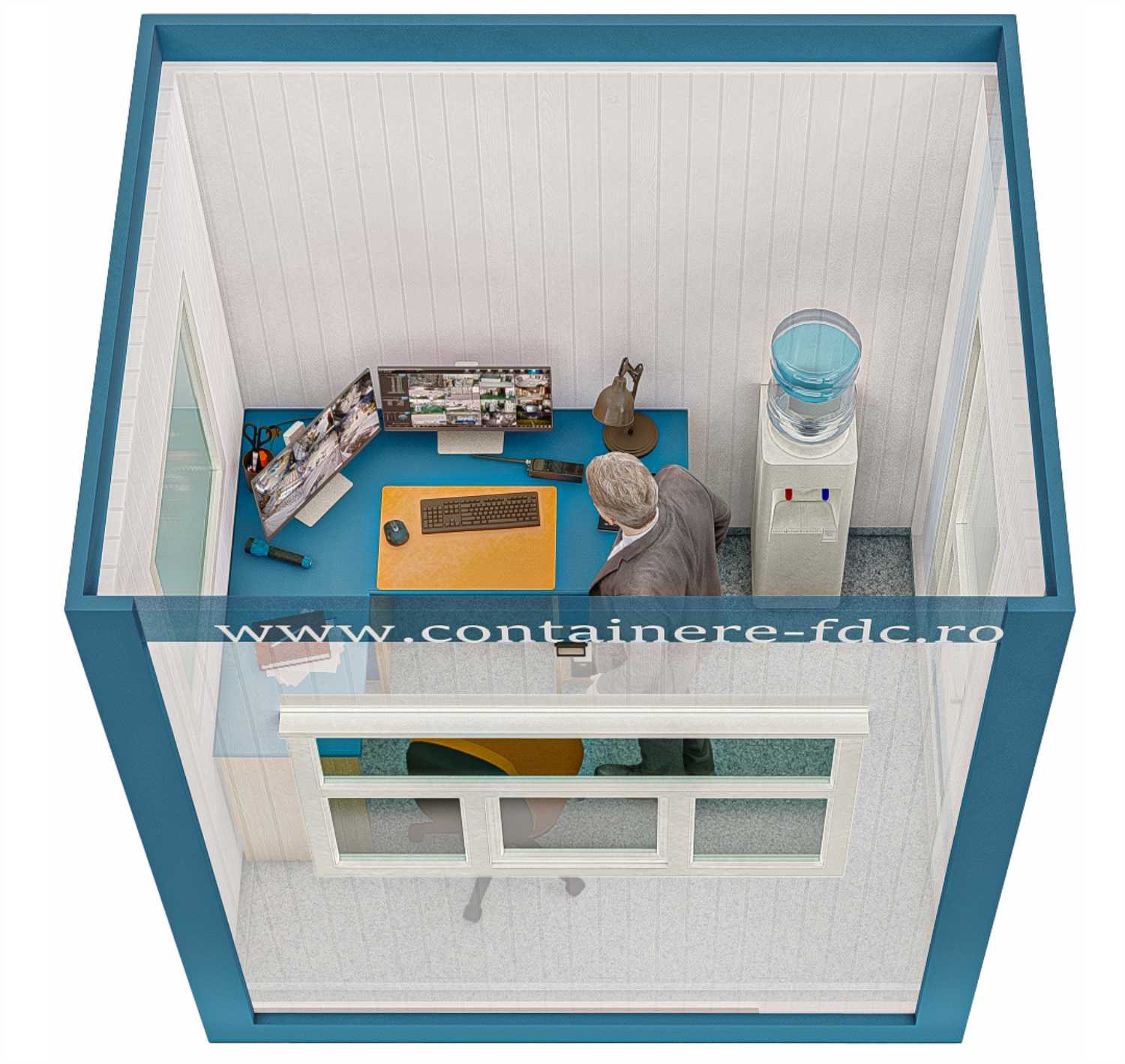 Cabina paza 2.40 x 1.90 x 2.70 m
