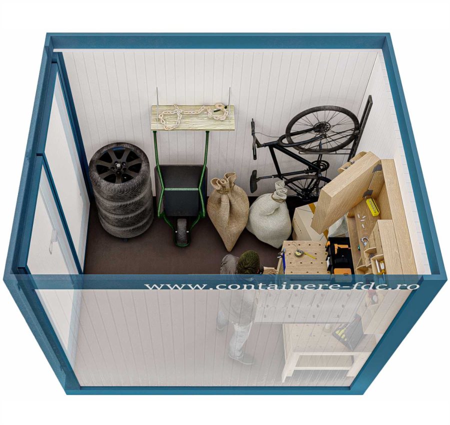 Container Depozitare 4.00 x 2.40 m izolat